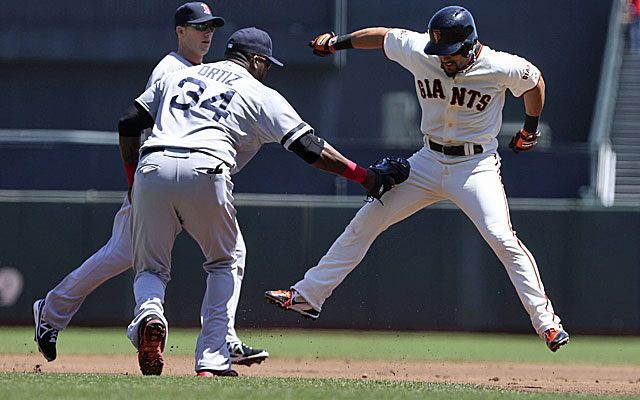 No way: Kevin Millar, 45, homers in his only at-bat for St. Paul