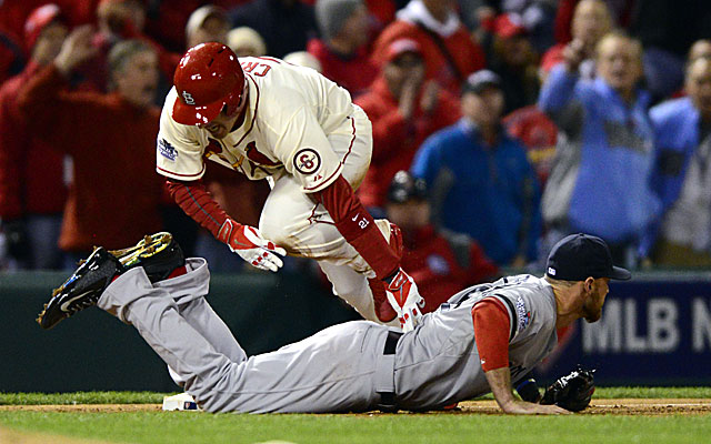 The Red Sox overcame one of the most unusual calls in postseason history. (USATSI)