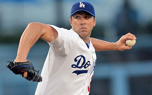 Chris Capuano went 4-7 with a 4.26 ERA last season for the Dodgers.   (USATSI)