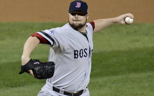 Jon Lester makes no bones about it: he wants to stay in Boston. (USATSI)