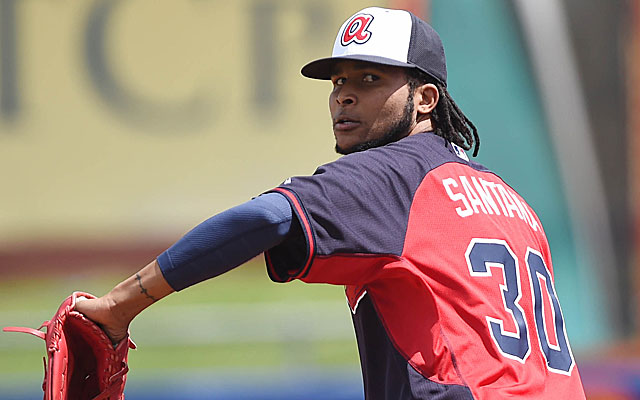 Ervin Santana says he'll be ready when Braves need him. (USATSI)