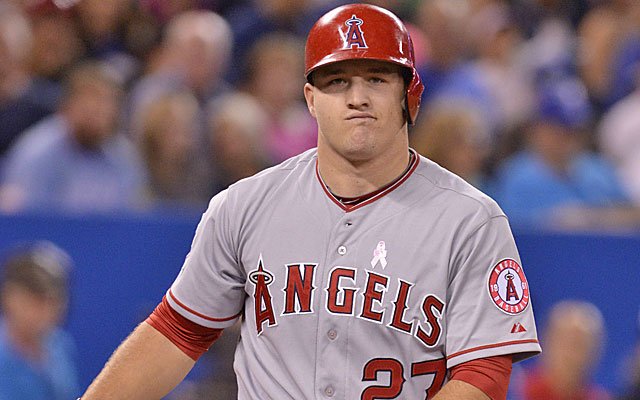 Even the best struggle -- two-time MVP runner-up Mike Trout is 4 for 34 with 12 strikeouts in May. (USATSI)