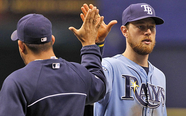 Versatile Ben Zobrist still has another year on his contract with the Rays. (USATSI)