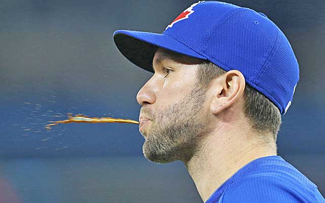 MLB doesn't want it players seen smoking, but it still allows them chew and spit tobacco on the field.  (USATSI)