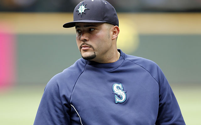 Jesus Montero didn't appreciate the ice cream 'gift' from Bruce Baccala, and neither did the M's. (Getty Images)