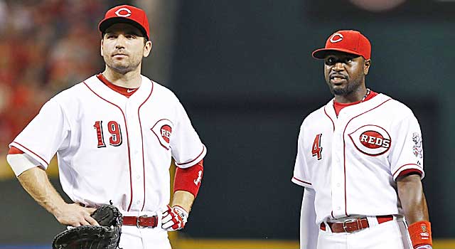 It doesn't look like Joey Votto or Brandon Phillips are leaving Cincy. (Getty Images)