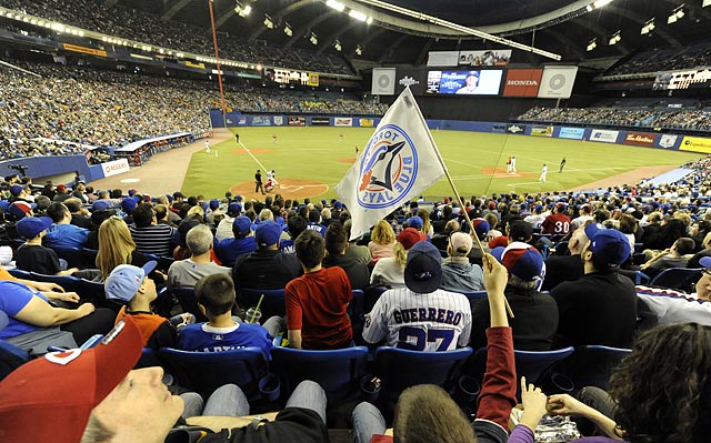Recent Blue Jays preseason games in Montreal have been well attended.