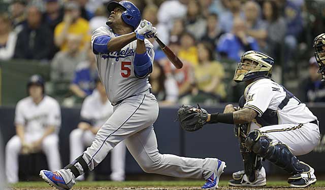 Juan Uribe is batting .247 in part-time duty for the Dodgers this season. (Getty Images)