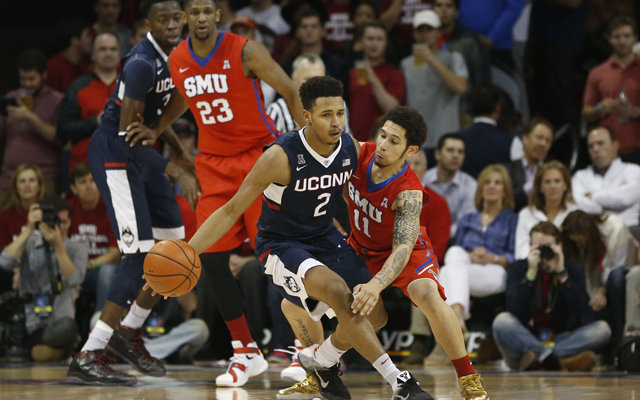 UConn's Jalen Adams has the Huskies on the bubble for making the Big Dance.. (USATSI)