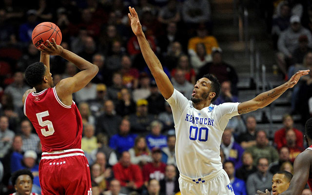 Indiana's Troy Williams and Kentucky's Marcus Lee would be wise to return for another year of college. (USATSI)