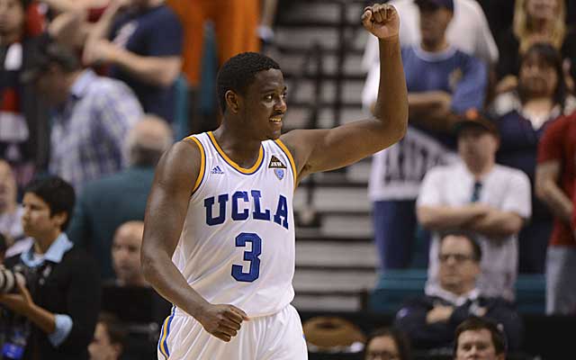 Jordan Adams' joy in beating Arizona is short-lived, as the freshman breaks his foot on the final play. (USATSI)