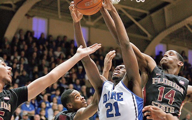 The Blue Devils grab 27 offensive boards, resulting in 29 second-chance points. (USATSI)