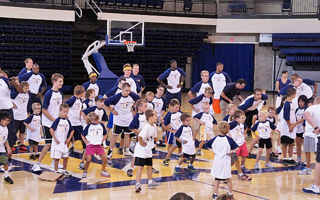 Kids take over the Marquette arena every August for the Buzz's Bunch camp. (Provided by Robbin Lyons)