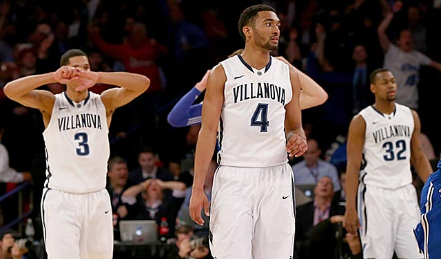 Villanova makes an unexpectedly early exit from the Big East tournament and the top line in the bracket.