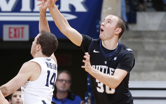 Emerson Kampen played at Butler before becoming a Bulldogs assistant coach. (Getty Images)