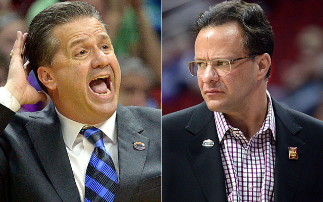 John Calipari vs. Tom Crean means one of the game's best coaches won't be in the Sweet 16. (USATSI)