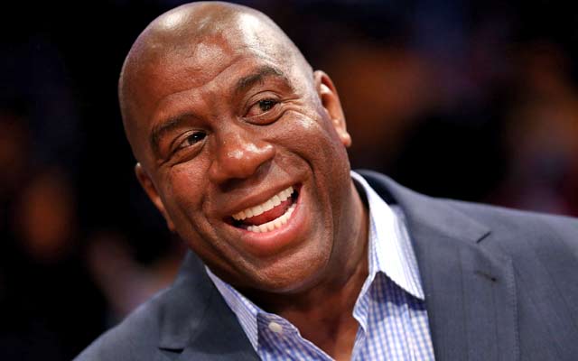 Magic Johnson has some sharp criticism for Jim Buss. (USATSI)