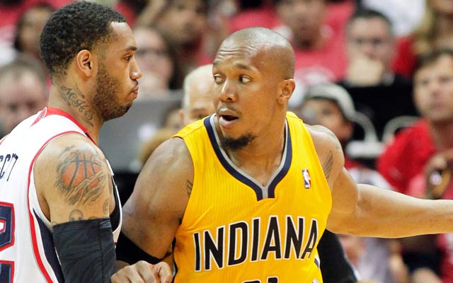 David West and the Pacers play 'park basketball' to extend the series. (USATSI)