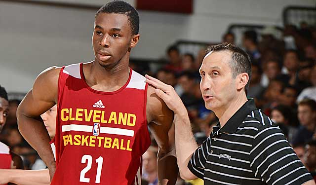 David Blatt says Andrew Wiggins is staying, but that could be fixed. Right? (Getty Images)