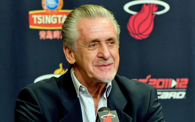 Pat Riley has no interest in bottoming out in the wake of LeBron's exit to Cleveland. (USATSI)