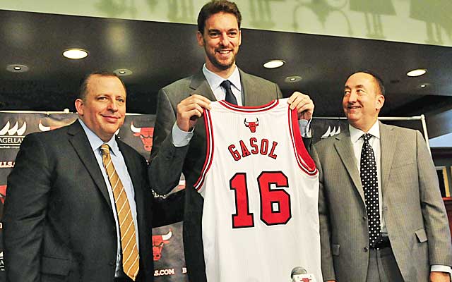 Pau Gasol immediately transforms Chicago's frontcourt.