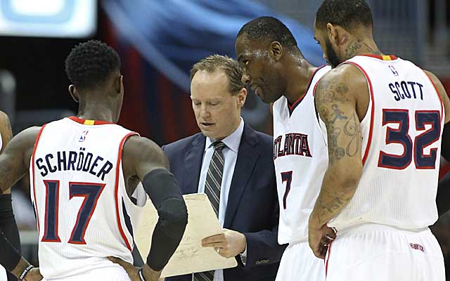 Coach Mike Budenholzer, a former Spurs assistant, has the Hawks on a roll.  (USATSI)