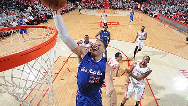 Blake Griffin tears up Houston in Game 1, or business as usual in these playoffs. (Getty Images)