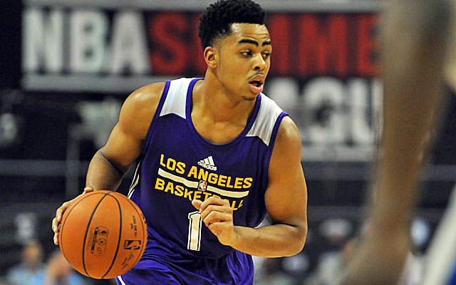 DeAngelo Russell and the Lakers did not look good in Summer League.  (USATSI)