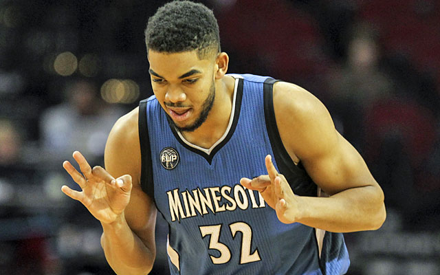 Karl-Anthony Towns is becoming a household name in just his rookie season. (USATSI)