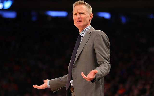 Steve Kerr lost his cool, but it possibly helped the Warriors win. (USATSI)
