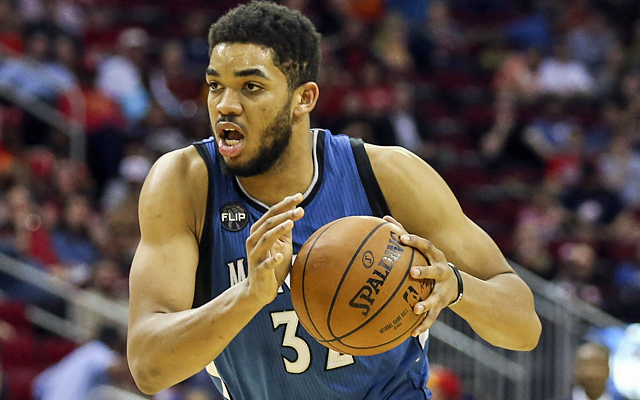 Karl-Anthony Towns has proven to be well worth the No. 1 overall pick. (USATSI)