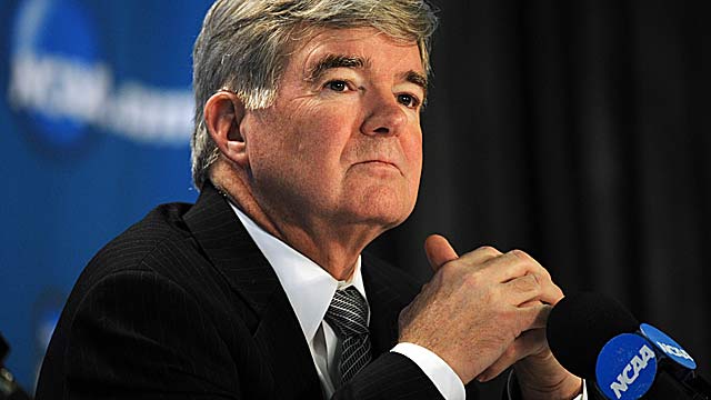 Mark Emmert's NCAA may have to backpedal from its original recruiting deregulation plans. (AP)