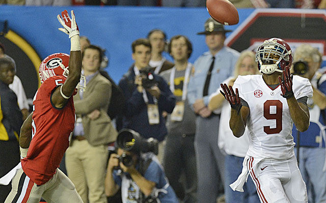 Amari Cooper had the catch of the season to finish off Georgia in the SEC title game. (USATSI)