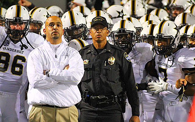 James Franklin is 15-11 in two seasons at Vanderbilt. (USATSI)