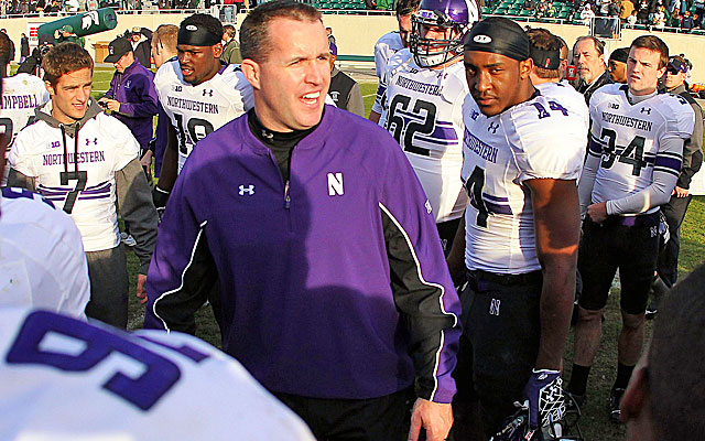 Northwestern's Pat Fitzgerald is the third-longest tenured coach in the Big Ten. (USATSI)