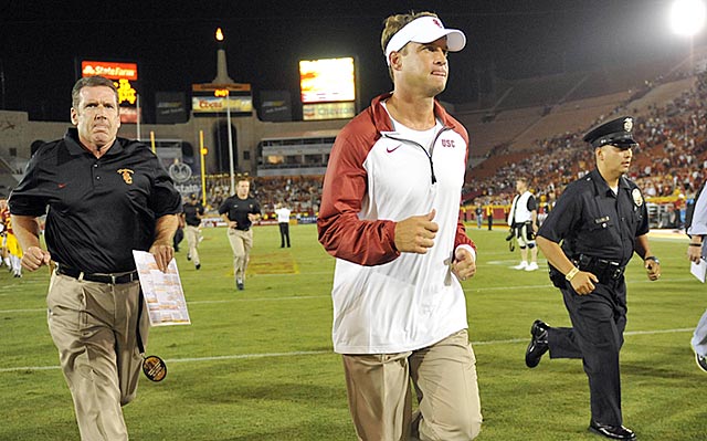 As far as USC fans are concerned, Lane Kiffin can keep on running right out of LA and never come back.