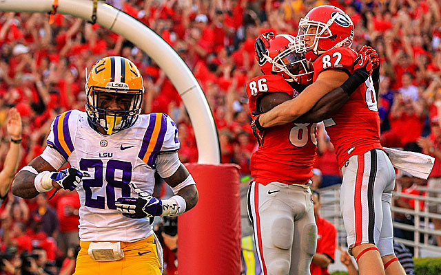 Despite Saturday's loss to Georgia, LSU is still very much in the mix in the SEC. (USATSI)