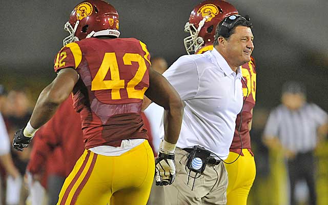 Ed Orgeron never had a bad day as LSU's football coach. Now it's over