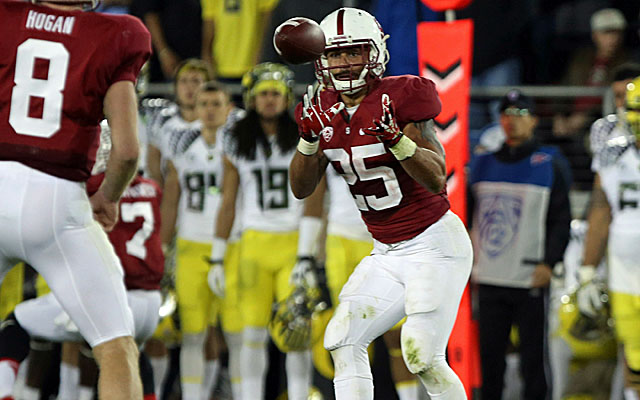 Tyler Gaffney helps the Cardinal possess the ball for 42½ minutes with 45 carries (and one reception).