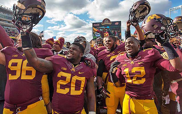 The plucky Gophers are big underdogs at Wisconsin. (USATSI)