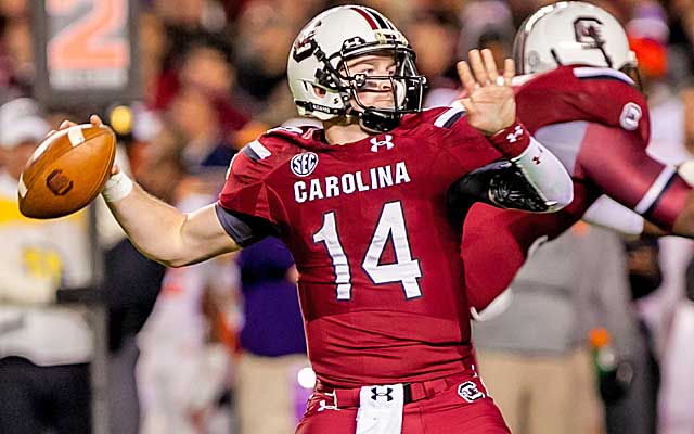 Connor Shaw keeps his home record as a starter perfect with a win over Clemson.  (USATSI)