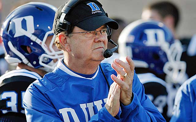 Cutcliffe has worked magic at Duke, leading the Blue Devils into the ACC title game.  (USATSI)