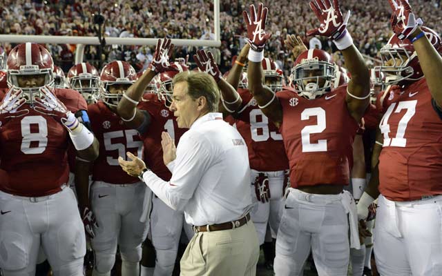 Alabama will hold on to Saban, who has three titles with the Tide. (USATSI)