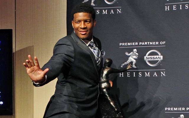 Jameis Winston became the second redshirt freshman to win the Heisman Trophy.  (USATSI)