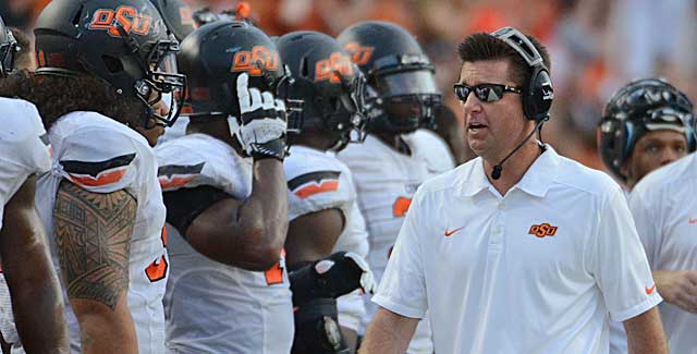 Mike Gundy outperforms Texas with Texas HS players the 'Horns didn't want. (USATSI)