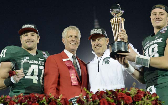 michigan state university football rose bowl