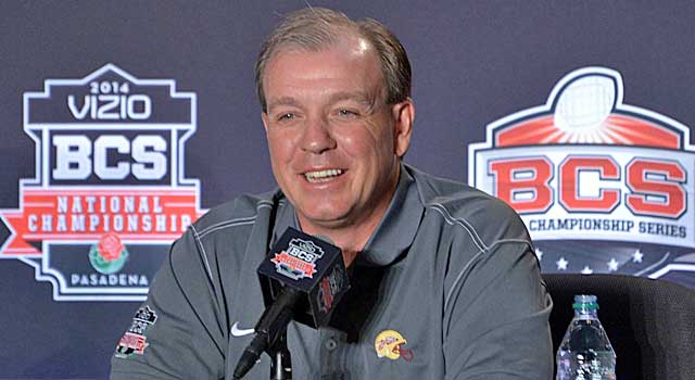 Why Jimbo Fisher smiling? He just won it all and gets Jameis Winston (and more) back. (USATSI)