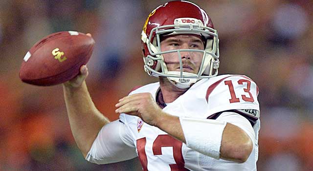 Max Wittek went 50 of 95 for 600 yards, three TDs and six INTs at USC. (USATSI)