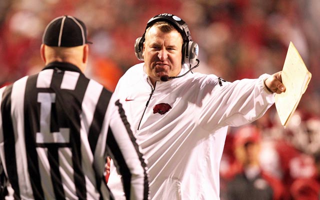 Bret Bielema will have to wait at least a year for the '10-second rule.'  (USATSI)