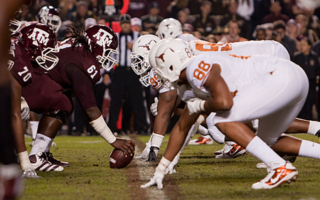 Could the Aggies and Longhorns meet on neutral turf like Dallas or Houston? (Getty)